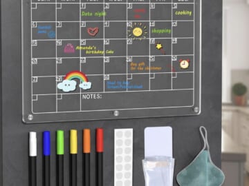 Magnetic Fridge Acrylic Calendar only $4.99!