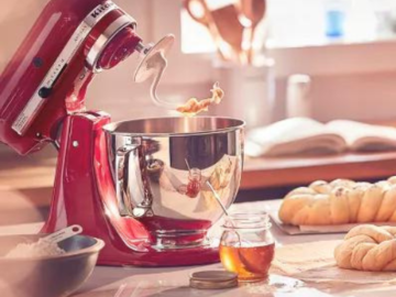 Today Only! KitchenAid Artisan Series 5qt Tilt-Head Stand Mixer $337.50 price in cart (Reg. $449.99)