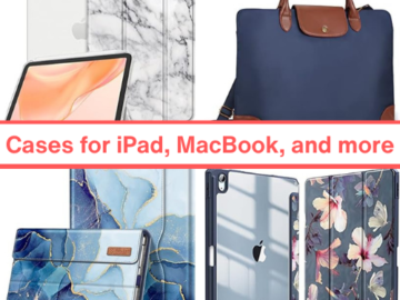 Cases for iPad, MacBook, and more from $4.78 (Reg. $5.98+) – FAB Gift Idea!