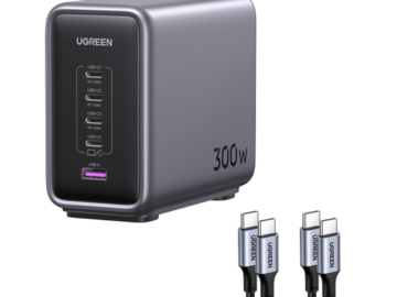 Ugreen Nexode 300W USB-C GaN Charger Bundle for $200 + free shipping