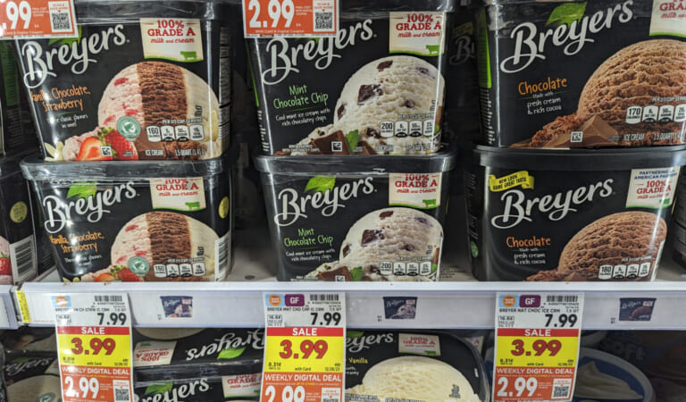 Breyers Ice Cream Only $2.99 At Kroger (Regular Price $7.99)