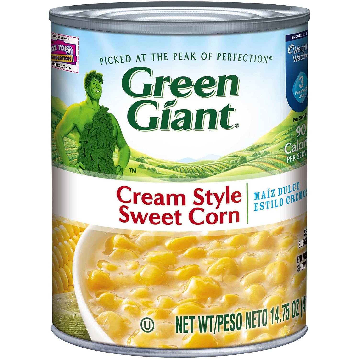 Green Giant Canned Cream Style Sweet Corn, 14.75-oz  as low as $0.59 Shipped Free (Reg. $1)