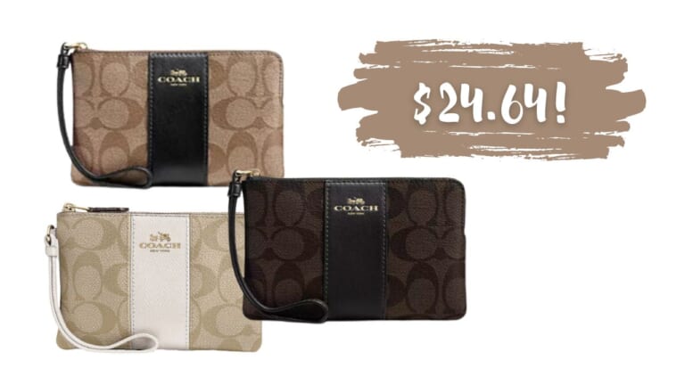 Coach Wristlet | Get It For $24.64 (reg. $80)