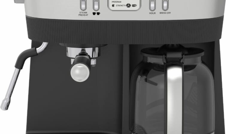 Bella Pro Series Combo 19-Bar Espresso & 10-Cup Drip Coffee Maker for $130 + free shipping