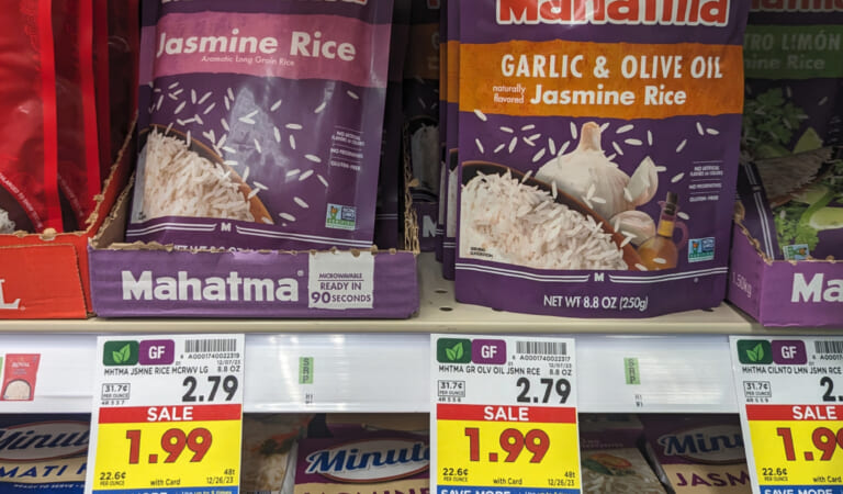 Get Mahatma Ready to Serve Rice For Just $1.49 Per Pouch At Kroger