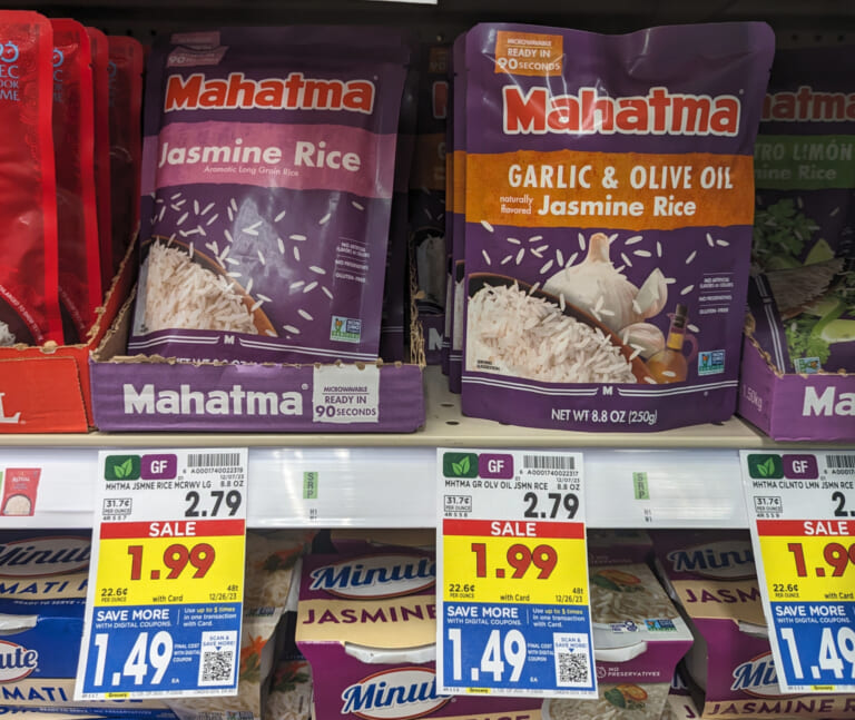Get Mahatma Ready to Serve Rice For Just $1.49 Per Pouch At Kroger