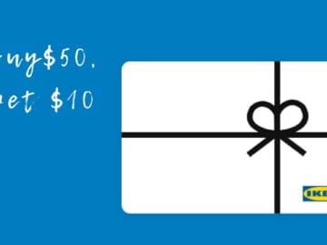 Ikea Gift Card Offer | Gift $50, Get a $10 Bonus Card!