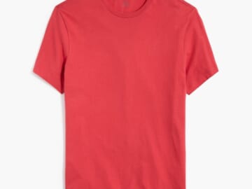 J.Crew Factory Men's Washed Jersey T-Shirt for $7 + free shipping w/ $99