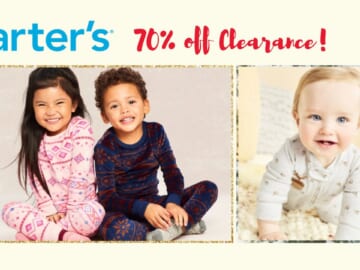 Carter’s | 70% Off Clearance + Extra 10% Off