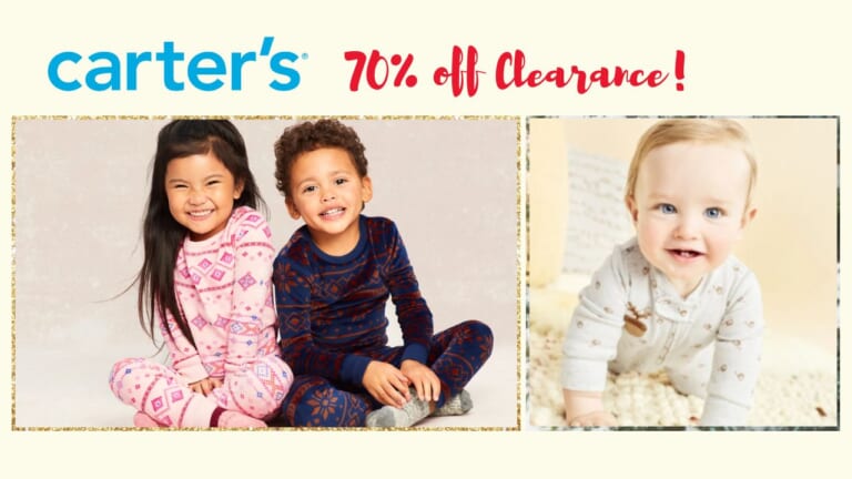 Carter’s | 70% Off Clearance + Extra 10% Off