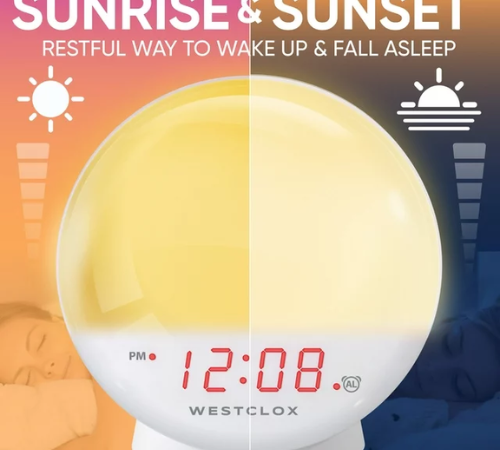 Westclox Sunrise/Sunset Stimulating Alarm Clock with Dimmable Nightlight $8.71 (Reg. $23)