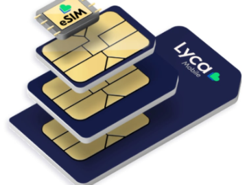 Lyca Mobile 5GB 5G Data & Talk + Text for $5 + free shipping