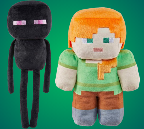 Mattel 8″ Minecraft Basic Plush Character Soft Doll $6.99 (Reg. $10) – Enderman or Alex