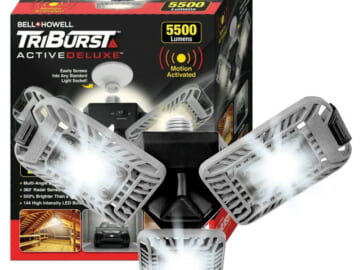 Bell + Howell TriBurst Motion-Activated LED Garage Light for $20 + free shipping w/ $35