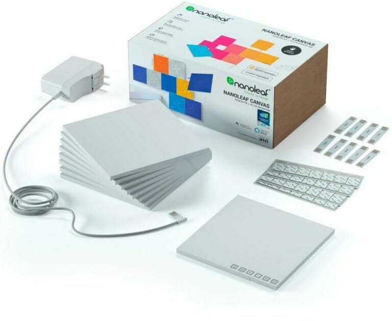 Nanoleaf Canvas Multicolor Light Panel Smarter Kit for $130 + free shipping