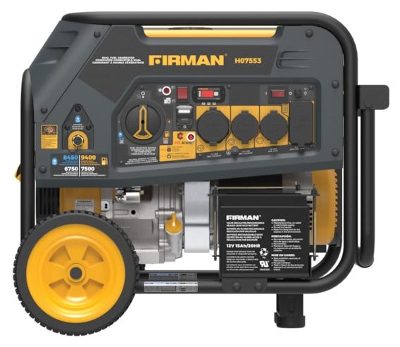 Firman Generators Hybrid 7500-Watt Portable Generator for $749 + free shipping w/ $45