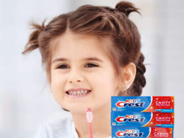 Crest Kids Cavity Protection Toothpaste, Sparkle Fun, 4-Pack as low as $3.22 when you buy 4 (Reg. $6.33) + Free Shipping – $0.81/ 4.6-Oz Tube