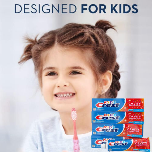 Crest Kids Cavity Protection Toothpaste, Sparkle Fun, 4-Pack as low as $3.22 when you buy 4 (Reg. $6.33) + Free Shipping – $0.81/ 4.6-Oz Tube