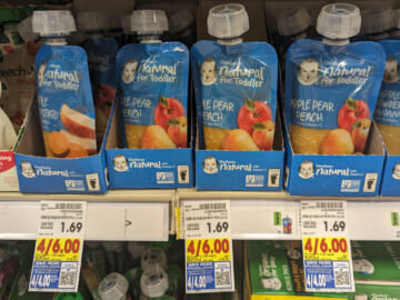 Gerber Nautral Baby Food As Low As $1 Per Pouch At Kroger