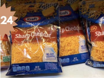 $1.24 Kraft Shredded Cheese at Lowes Foods
