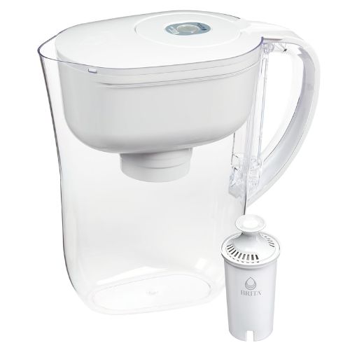 Brita Small 6 Cup Denali Water Filter Pitcher with 1 Brita Standard Filter (White) $16.88 (Reg. $24)