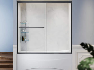 Sunny Shower 60" x 62" Bathtub Double Sliding Doors from $251 + free shipping