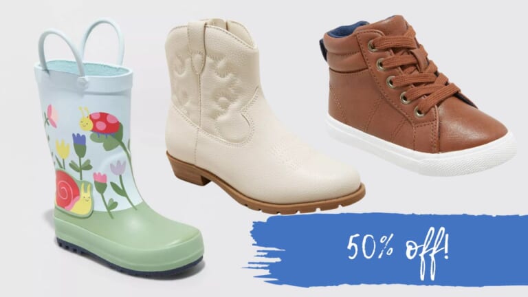 Target | 50% Off Kids’ Boots | Today Only!