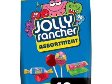 Jolly Rancher Assorted Fruit Flavored Hard Candy, Variety Bag 46 oz