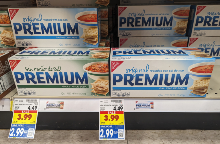 Nabisco Premium Saltine Crackers Just $2.99 Per Box At Kroger