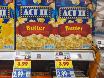Act II Microwave Popcorn Just $2.99 At Kroger