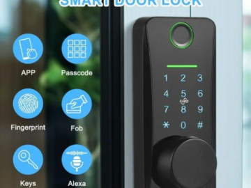 Aoresac 5-in-1 Bluetooth Keyless Entry Door Lock $56 Shipped Free (Reg. $100)