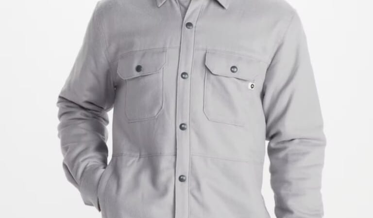 Marmot Men's Ridgefield Heavyweight Sherpa-Lined Flannel Jacket for $42 + free shipping