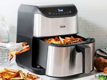 Today Only! Bella Pro Series 6-Quart Digital Air Fryer (Stainless Steel) $35 Shipped Free (Reg. $100)