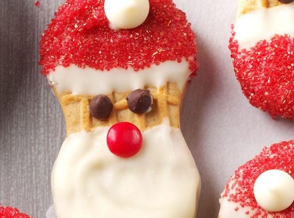 santa cookies