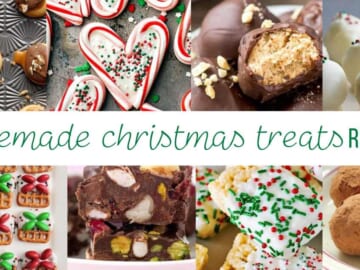 Make some Christmas treats to gift to family and friends this season! Here is a roundup of some festive chocolates, pretzels, and lots more.