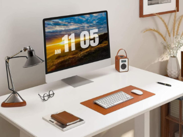 FLEXISPOT Electric Stand Up Desk Workstation $99.99 After Code + Coupon (Reg. $160) + Free Shipping