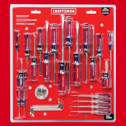 Craftsman Screwdriver 25-Piece Set $29.98 (Reg. $45)