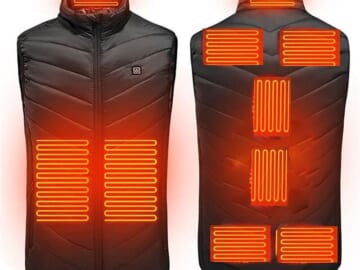 Men's or Women's Electric USB Heated Vest for $14 + $10 s&h