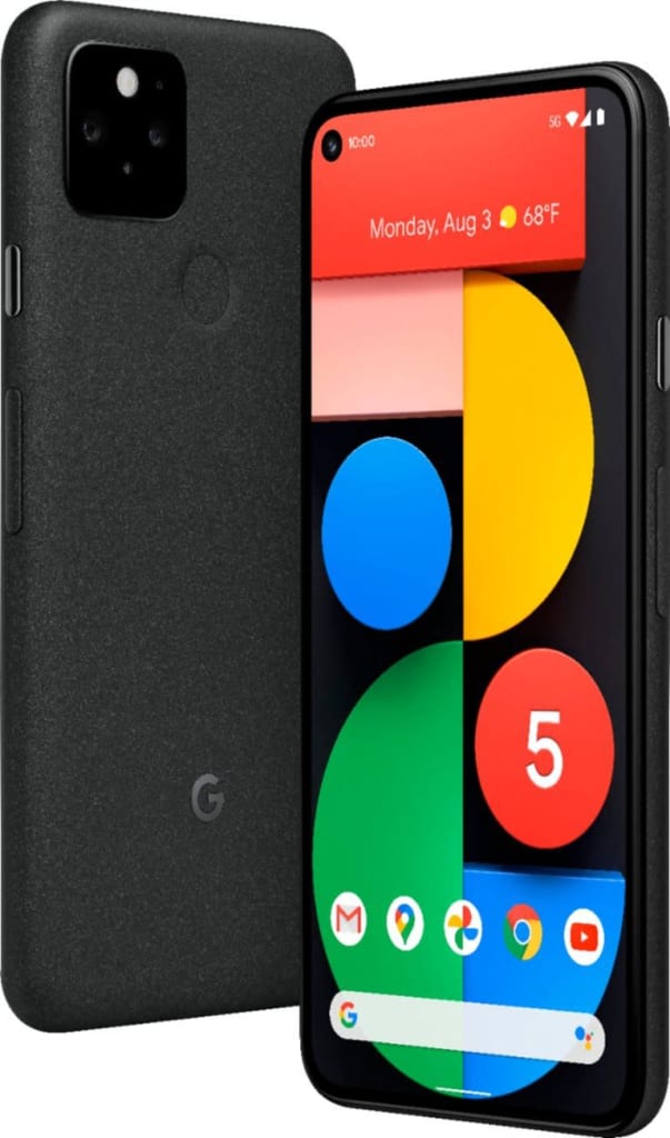 Unlocked Google Pixel 5 128GB Android Phone for $130 + free shipping