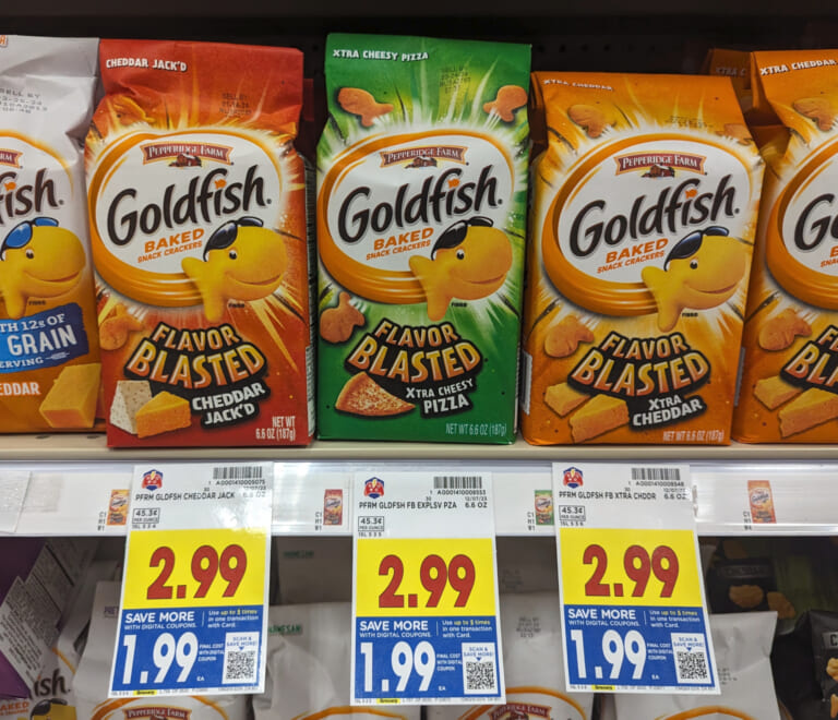 Pepperidge Farm Goldfish Just $1.99 At Kroger