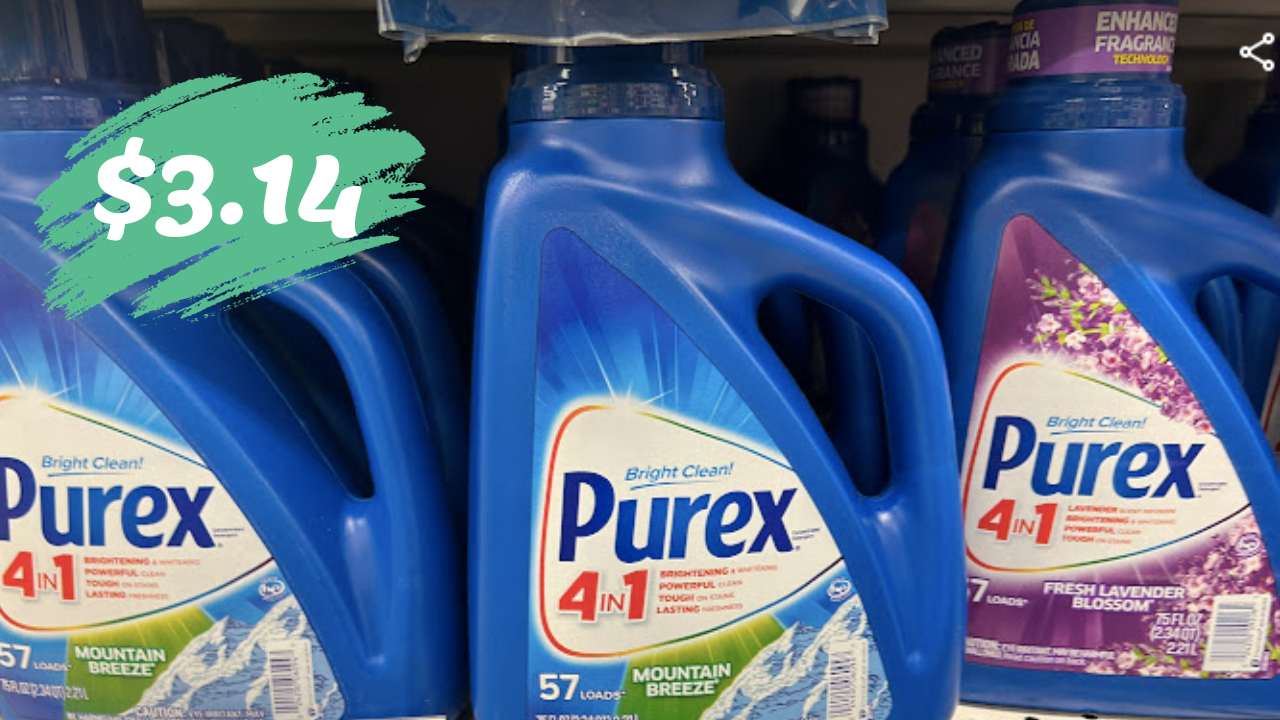 $3.14 Purex Liquid Laundry Detergent at Publix
