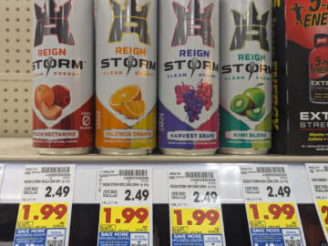 Reign Storm Energy Drink As Low As $1.49 At Kroger