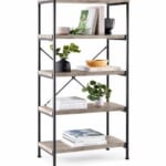Rustic 5-Tier Industrial Bookshelf only $79.99 shipped! (Lowest Price!)