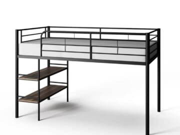 Your Zone Beckett Twin Loft Bed for $132 + free shipping