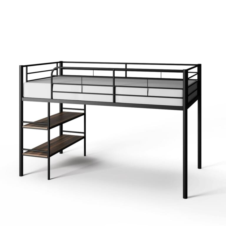 Your Zone Beckett Twin Loft Bed for $132 + free shipping
