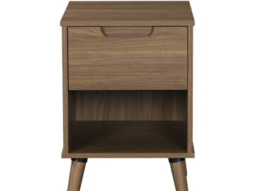 Mainstays 1-Drawer Nightstand for $39 + free shipping