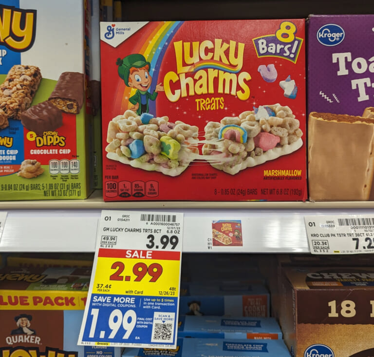 General Mills Treat Bars As Low As $1.99 Per Box At Kroger