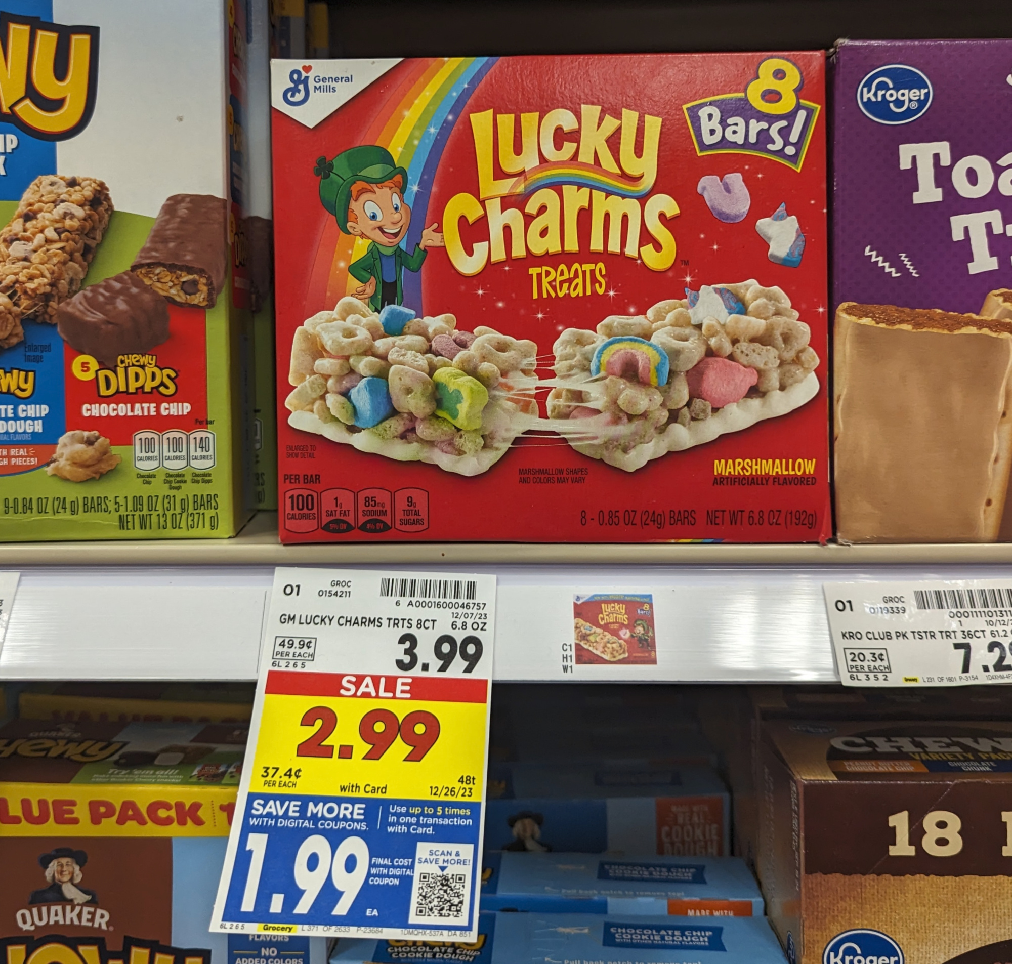 General Mills Treat Bars As Low As $1.99 Per Box At Kroger