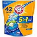 Arm & Hammer Laundry Detergent 5-in-1 Power Paks, 42 count just $6.16 shipped!