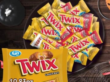 TWIX Fun Size Caramel Cookie Chocolate Candy Bag as low as $2.63/Bag when you buy 4 (Reg. $4.48) + Free Shipping
